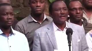 Kalonzo Musyoka explains why he joined President William Ruto during Mashujaa day.