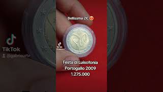 Festa Luisofonia Portogallo 2009 moneta 2€ rara e bella! 😍😍 #coins #numismatics #soldi #cash #monete