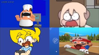 Pizza Tower Scream Meme Comparison part. (Original vs Pinoy Version vs SMG4 vs Korean Version)