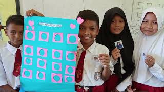 Siswa-siswi Kelas 5 SDN 07 SARANG BURUNG membuat Zona Kehadiran Siswa