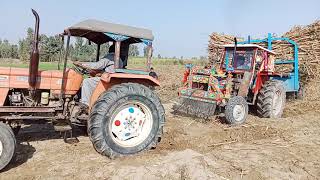 Massey Ferguson 360&Algazi 65Hp with very heavy loaded trolley - Powerful Performance tractor race