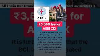 #aibe #aibexix #aibeexam #bci #barcouncil #telangana #telanganahighcourt #fees #legalnews #shorts