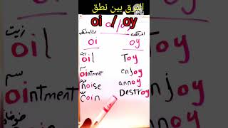 نطق الحروف الانجليزية oy /oi -كيفية نطق الحروف oy - oi صوتيات #الحروف_الإنجليزية #تعلم_الانجليزية