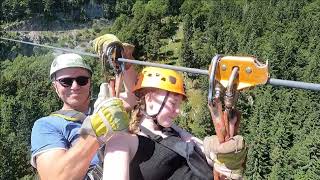 Zipline - Abenteuer, Bovec in Slowenien