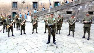 BANDA BRIGATA SASSARI A NAPOLI PER AVVICENDAMENTO A COMFOPSUD