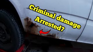 DOE Van-dalised Ford Transit Horrible awkward jobs Part 9