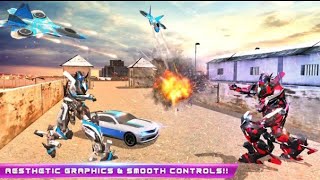 Russia vs Ukraine War - Russian Plane Robot Car Transform Mech Robot Wars - Android Gameplay