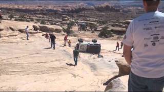 Jeep Rollover JKOwners  JK Golden Spike Wreck Moab Utah 2012 JKO Easter Safari