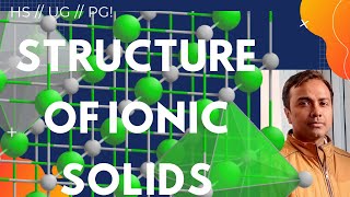 [9] Structure of Ionic solid| how to draw sodium chloride crystal structure | NaCl structure 3D