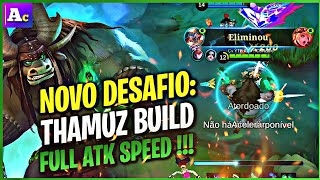 THAMUZ BUILD FULL VELOCIDADE DE ATK !!! | Mobile Legends: Bang Bang