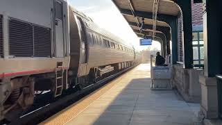 Amtrak Carolinian arriving at Fredericksburg