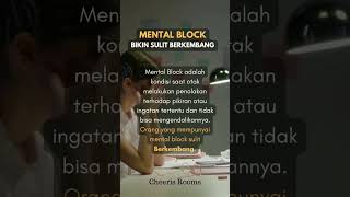 Ciri ciri Orang Dengan Mental Block Sulit Berkembang | Sensitif Mudah Tersinggung