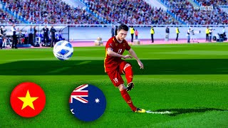 VIETNAM vs AUSTRALIA - World Cup 2022 Qualifiers | PES 2021 Mỹ Đình Stadium