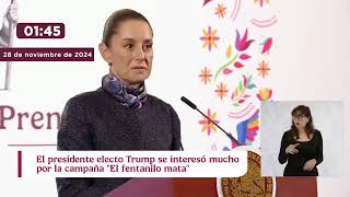 Resumen de la #MañaneraDelPueblo de la Presidenta@Claudiashein del jueves 28 de noviembre de 2024