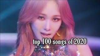 my top 100 kpop songs of 2020