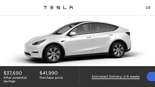 Tesla Model Y - Order & Financing