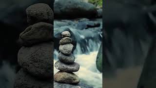 Beautiful Relaxing Piano Music with Water Flow Sound & BirdsSound- White Noise, Sleep, Relax 💚