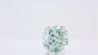 0.53 ct FANCY BLUEGREEN VS1 CUSHION GIA