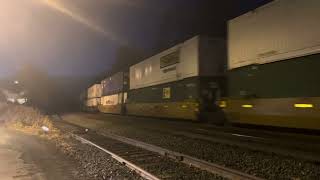 NS 3664 ET44AC leads NS 28X through Piscataway,NJ