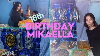 HAPPY 18th DEBUT BIRTHDAY MIKA 🎂🤍🥳