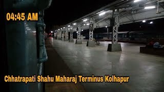 First Train Of The Day | Kolhapur - Pune Passenger | Kolhapur Station | Kolhapur at Early Morning