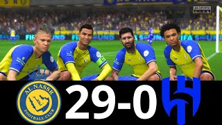 MESSI, RONALDO, MBAPPE, NEYMAR, ALL STARS | AL NASSR 29-0 AL HILAL