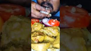 Huge😍 Chicken Curry Eating #shorts #chicken