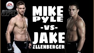 Mike Pyle -Vs- Jake Ellenberger ▪Technical Fight▪《EA Sport UFC》