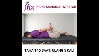 PRONE QUADRICEP STRETCH