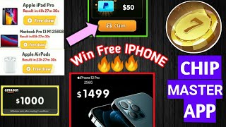 Chip Master App | Win Free iphone,free paypal cash and amazon gift cards