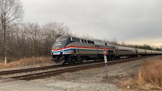 Amtrak P084 with the 145 heritage unit in Woodford Va