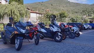 Motos 125 y gas La Rioja,  ruta valle del Leza a Almarza