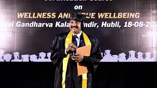 KARNATAKA TOP LEADER SHIVASHANKAR SIR SPEECH🤩DURING CONVOCATION CEREMONY OF SHK WELLNESS FOUNDATION