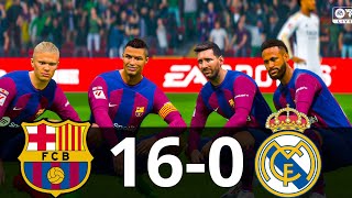 MESSI, RONALDO, MBAPPE, NEYMAR, ALL GOALS | BARCELONA 16-0 REAL MADRID