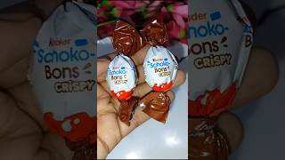 Kinder Schoko bons crispy 😋😋😋#viralvideo #yummyunboxing #shortvideo #shorts #youtubeshorts