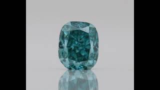 0.05 ct FANCY DEEP BLUE GREEN CUSHION GIA 天然 ダイヤモンド ルース DIAMOND EXCHANGE FEDERATION