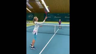 Tamina & Niklas Kochta - „touch“ Training #tennis #tenniskids