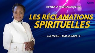 LES RÉCLAMATIONS SPIRITUELLES (P1)