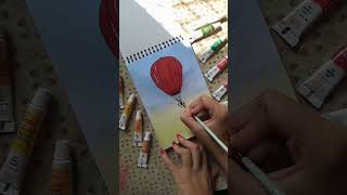 Hot🔥air balloon drawing#shorts #youtubeshorts #drawing🔥