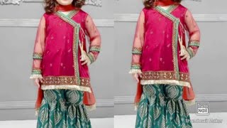 andraka style kurti design cutting and stitching for 6-7 year old girls