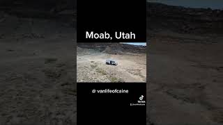 Moab drone footage! #drone #offgrid #boondocking #vanlifeofcaine #shorts #reels #flying flyin