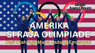 Amerika Selalu Dominan di Olimpiade, Memang Dapat Emas dari Olahraga Mana Aja Sih? #usa #olympics