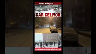 13 Aralık cuma Kar geliyor❄️