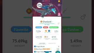 mega charizard x in pokemon go ☠💥