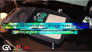 Unboxing PlayStation 1 After 29 Years in The Attic - PS1 Vintage Game Consoles Retro Gaming Arcade