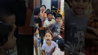 listen.. kids shouting or excitement during birthday celebrations 😂