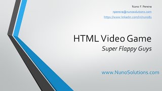 How to build an HTML 5 Video Game like "Flappy Bird"