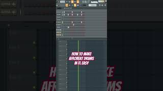 HOW TO MAKE AFROBEAT DRUMS IN FL 20 #afrobeats #afropop #drums #flstudio #producer #beats #howto