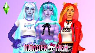 Abbey, Twyla And Toralei [Monster High] : Create a Sim I Sims 4