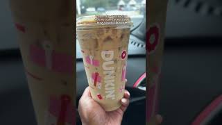 The cookie butter cold brew is my top drink from @Dunkin-Donuts #coffee #cookiebutter #shortsvideo